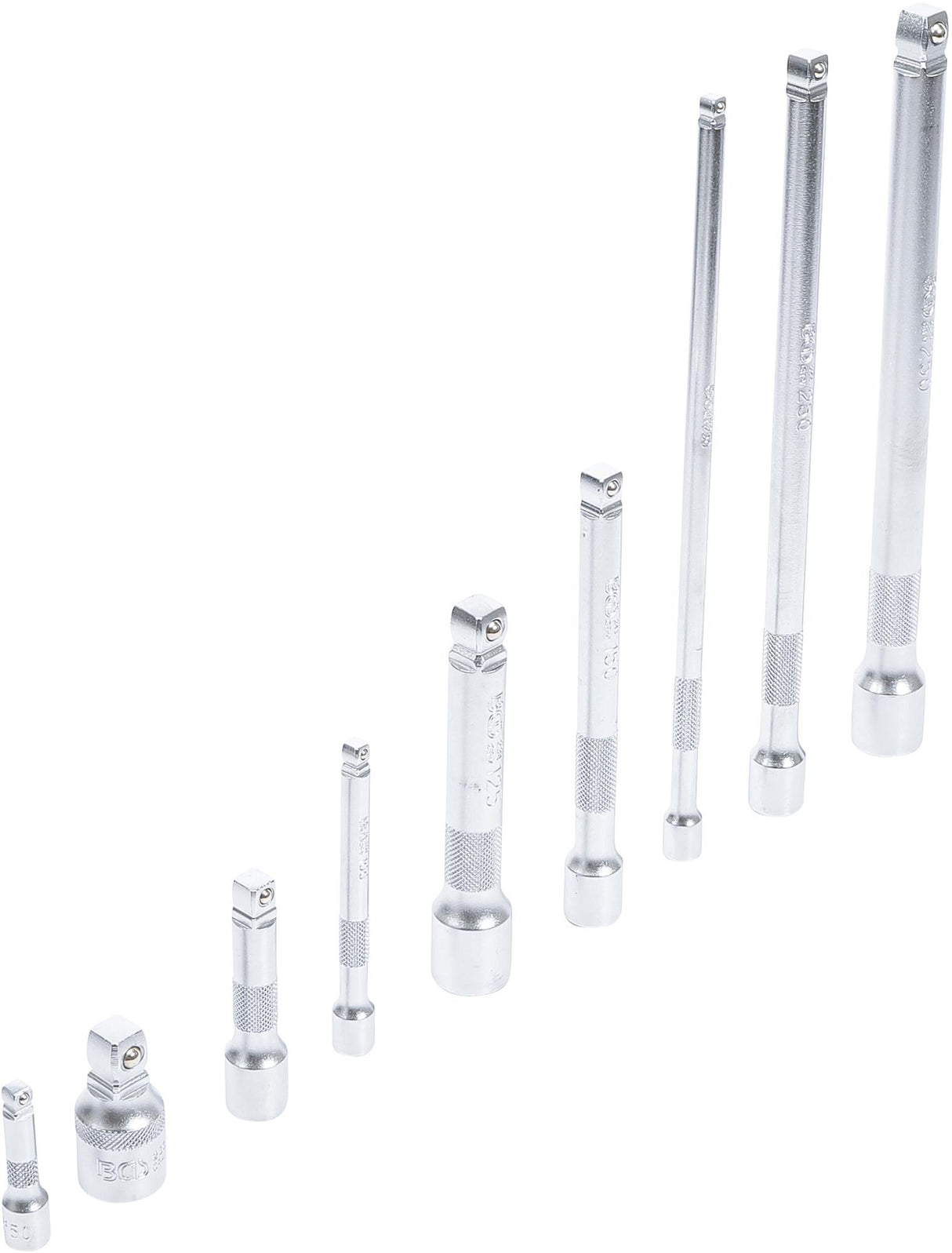 Šarnyrinių ilgintuvų rinkinys | 6.3 mm (1/4") / 10 mm (3/8") / 12,5 mm (1/2") | 9 vnt. (2253)