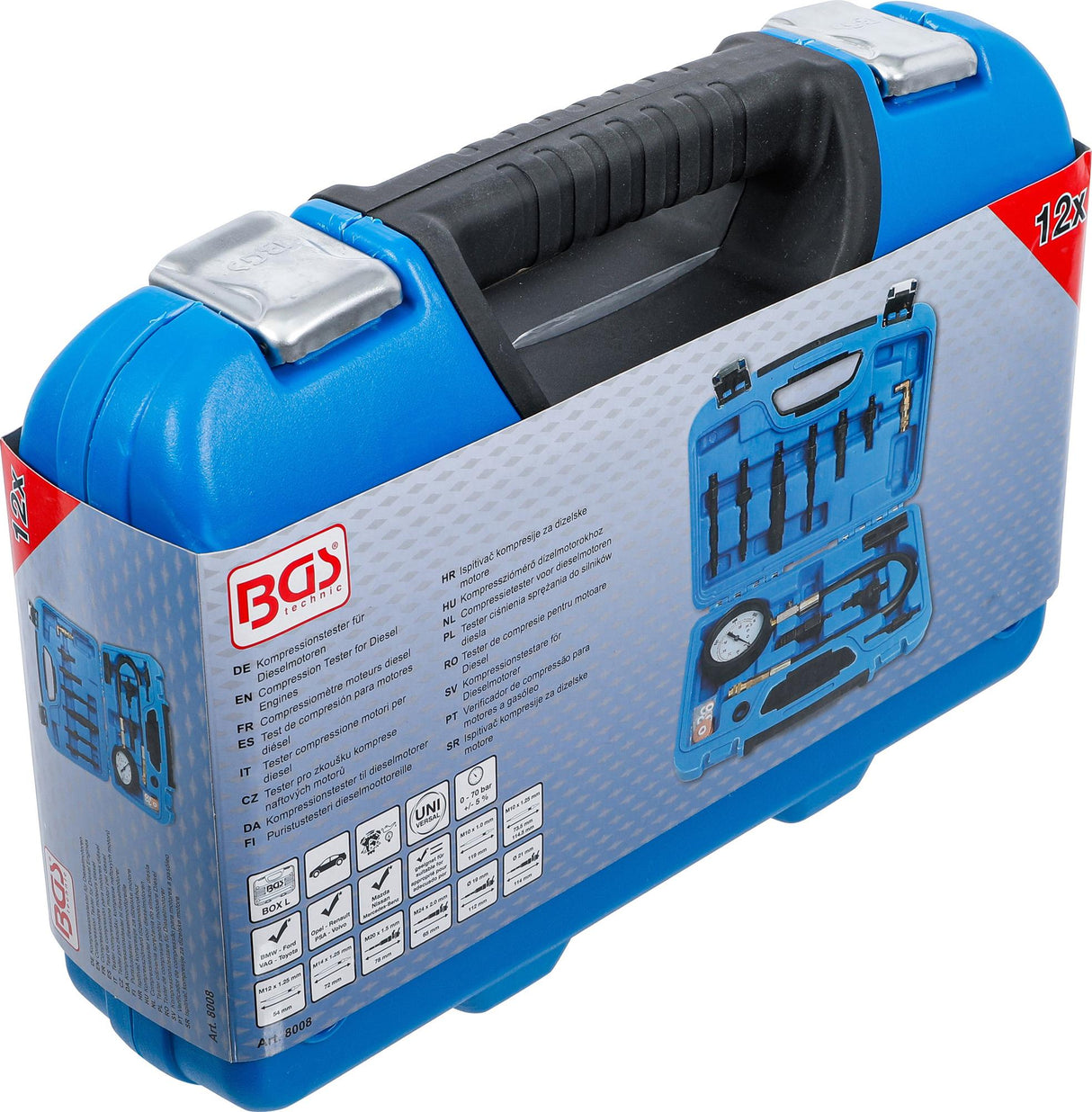 Kompresijos matuoklis dyzeliniams varikliams (8008)