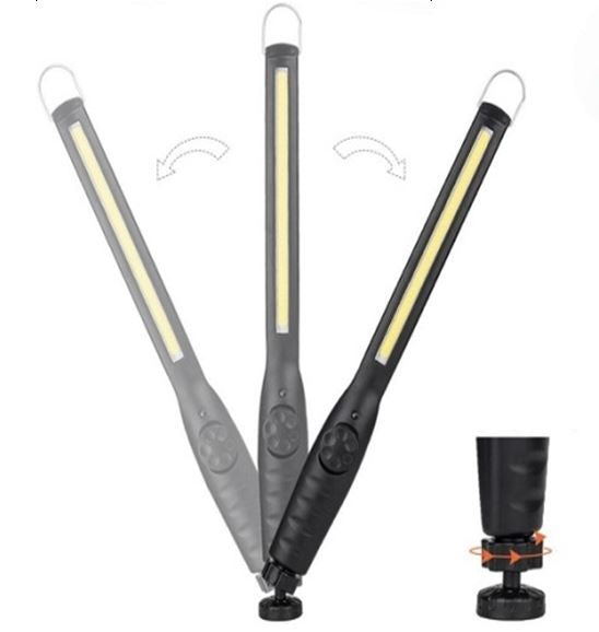 COB-LED рабочая лампа | ультратонкая | много положений | USB + 220V блок питания