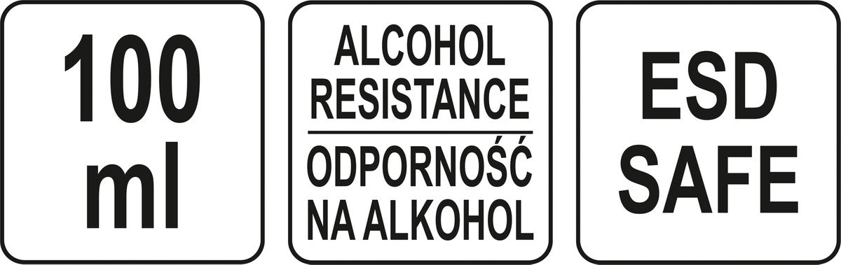 Tuščias buteliukas alkoholiniams tirpikliams iš HDPE plastiko su dozavimu (YT-82516)