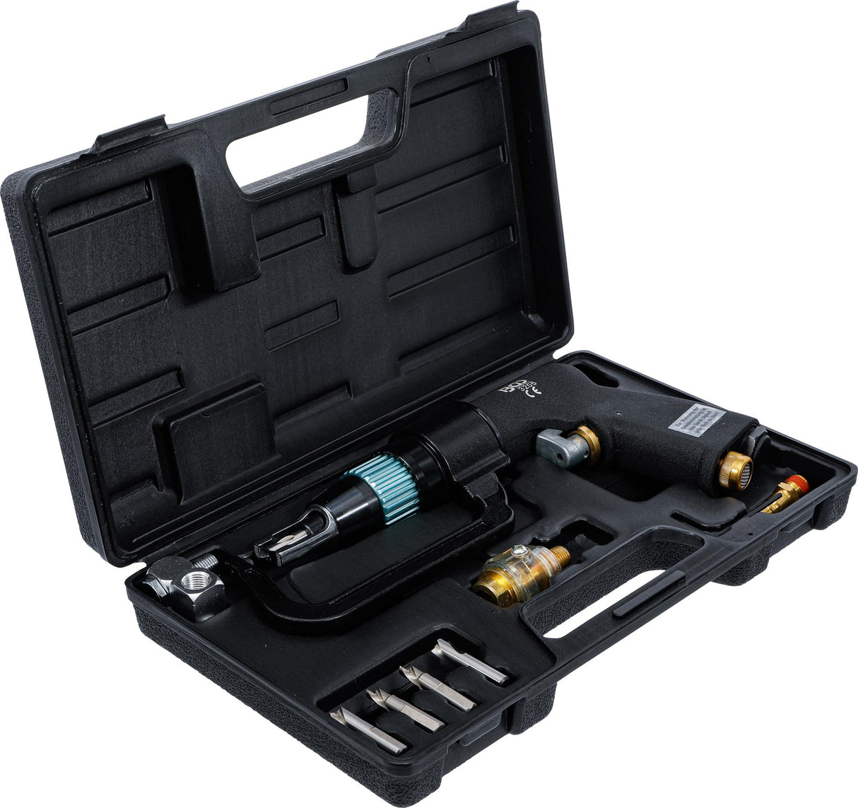 Pneumatinis suvirinimo taškų nugrežėjas su rinkiniu (3205)