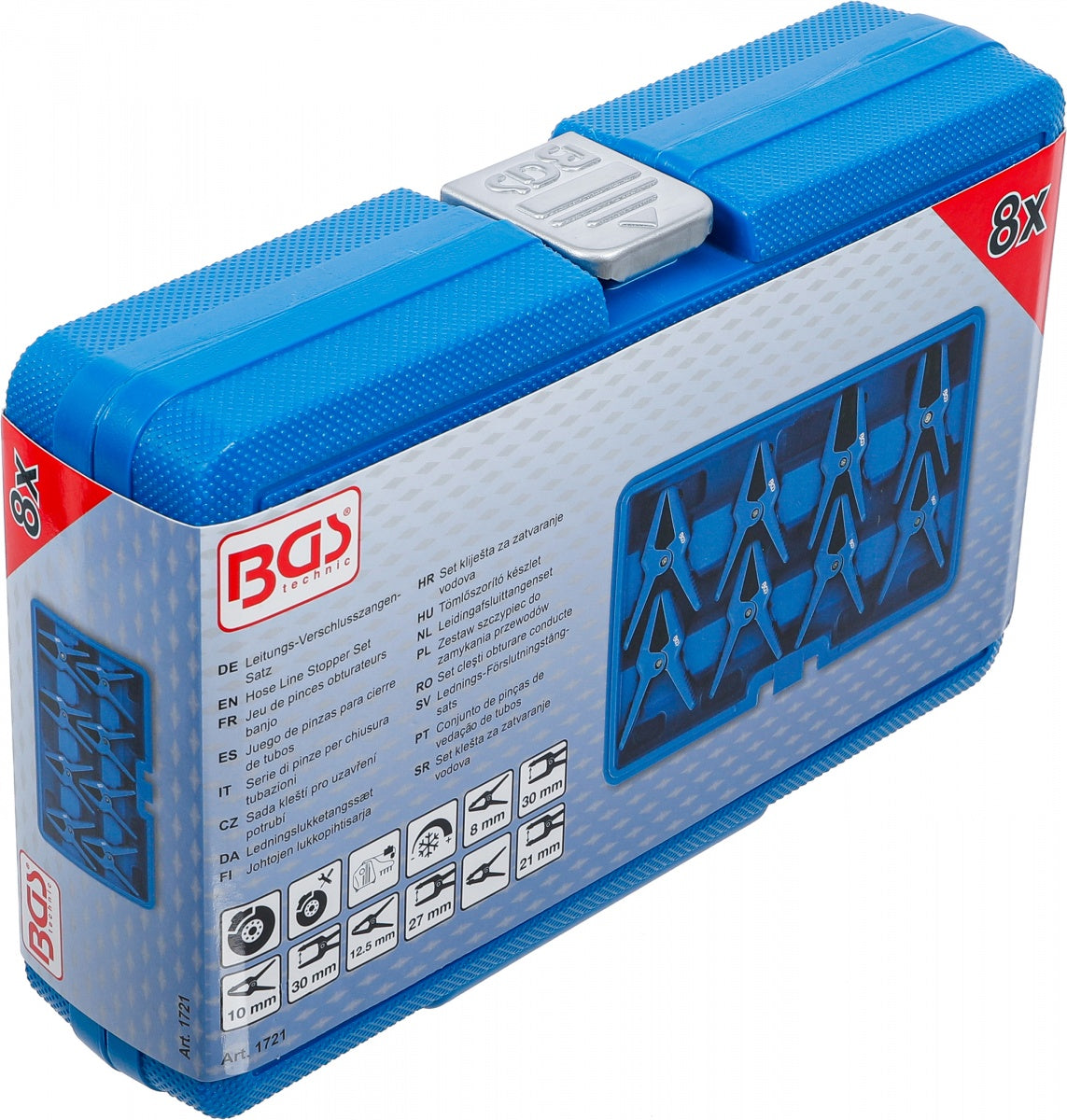 Žarnų blokavimo replės | 8 vnt. (1721)