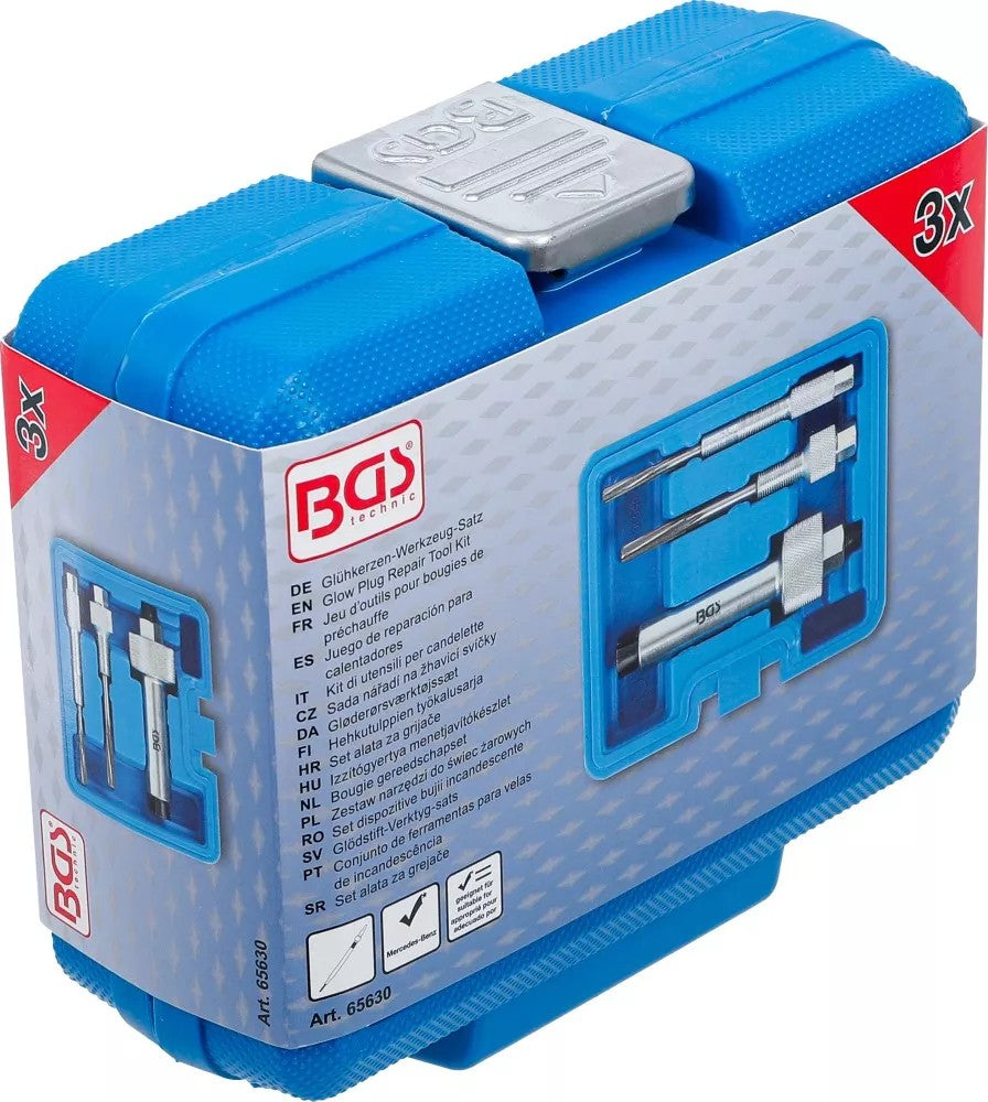 Kaitinimo žvakių taisymo įrankių rinkinys | 3 vnt. (65630)