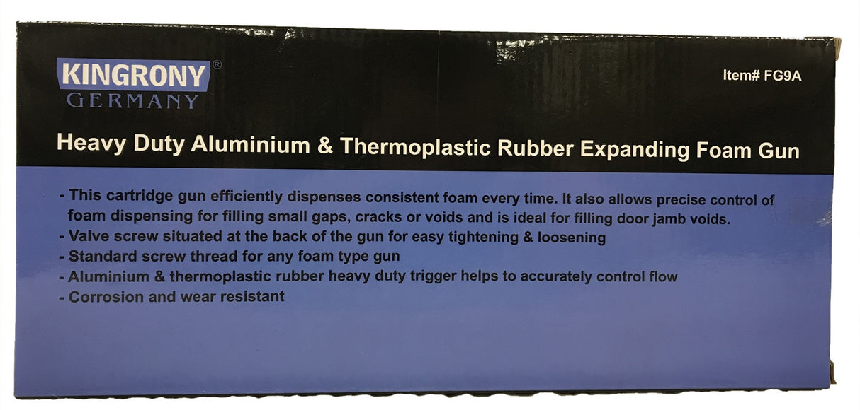 Pistoletas montažinėms putoms | Heavy duty | termoplastinė guma (FG9A)