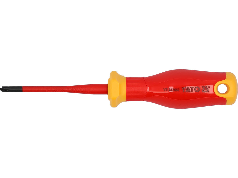 Izoliuotas atsuktuvas elektrikui | labai plonas | 1000V | SL/PZ1X80 mm (YT-282662)