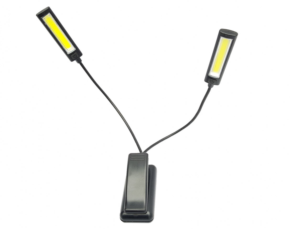 Šviesos diodų šviestuvas | su prisegtuku | 6W COB Led | USB | 2 vnt. (CDL02)