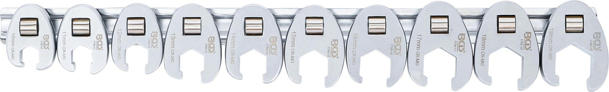 Šoninių raktų rinkinys | 10 mm (3/8") | 10 - 19 mm | 10 vnt. (1756)