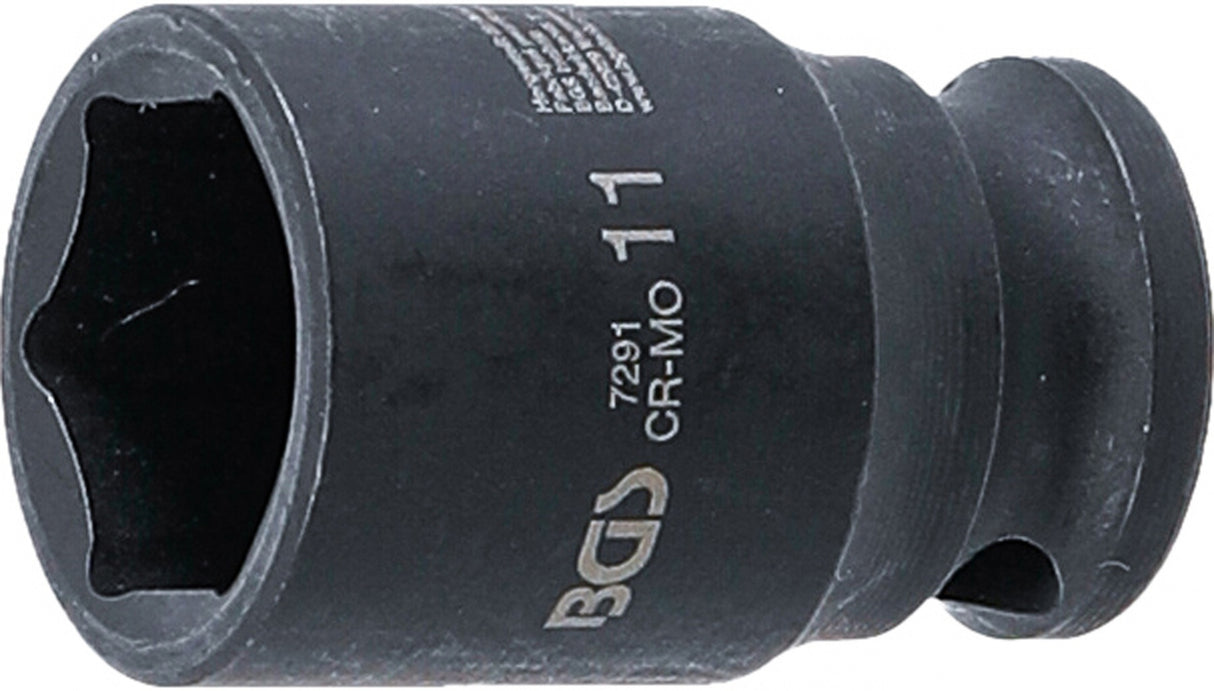 Smūginė galvutė šešiakampė | 6,3 mm (1/4") | 11 mm (7291)