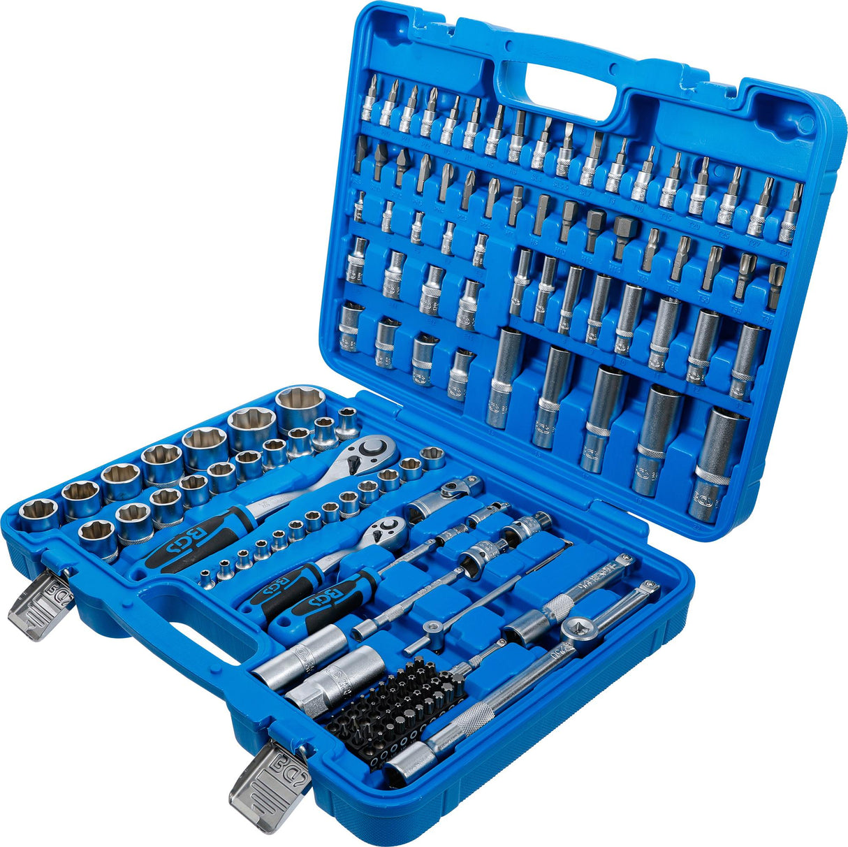 SOCKET SET | 6.3 MM (1/4") / 12.5 MM (1/2") DRIVE | 150 PCS. (74518)