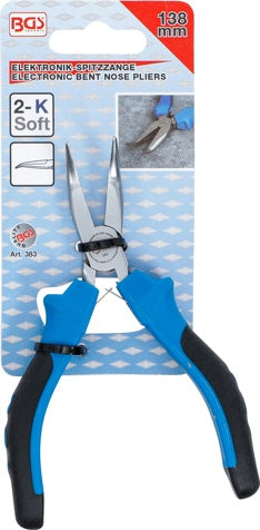 Replės precizinės | smailios lenktos | 125 mm (383)