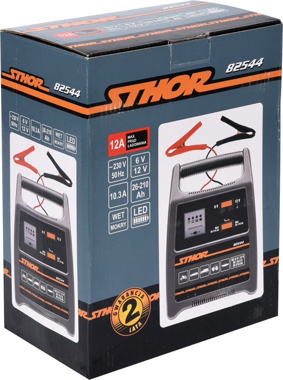 Pakrovėjas akumuliatoriams 12A / 6/12V / 210 Ah | LED (82544)