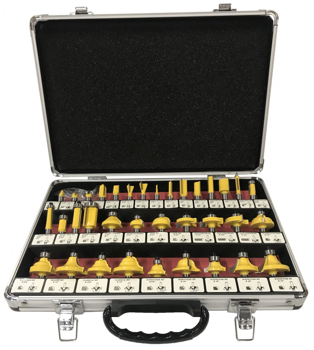 Frezų medžiui rinkinys | 35 vnt. (M22550)