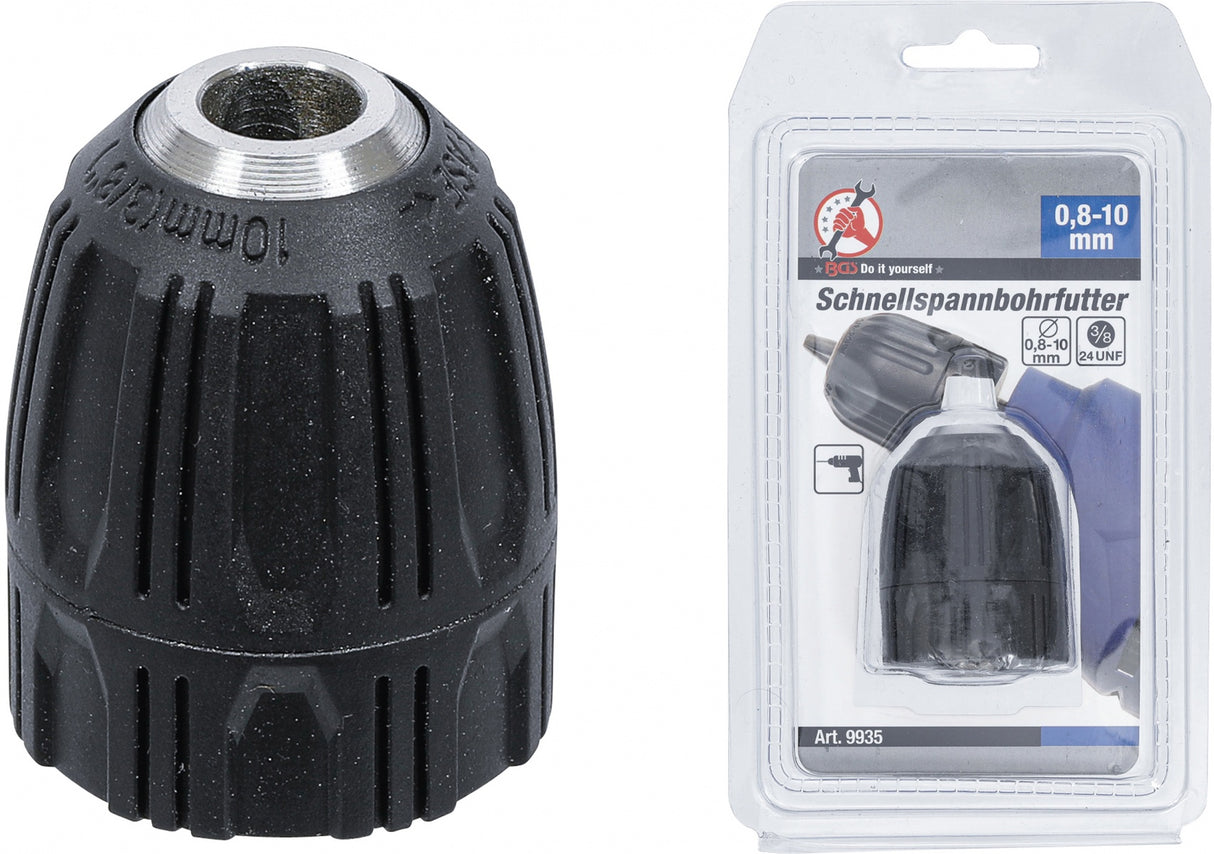 Greito veikimo griebtuvas | 0,8 - 10 mm | 3/8 "x 24 UNF (9935)