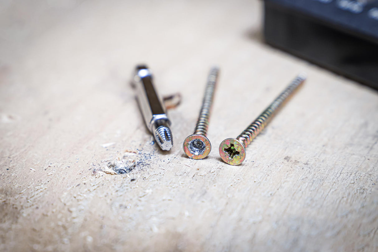 Varžtų ištraukimo rinkinys | vidinis šešiakampis (Hex) 1,5–10 mm / T-Star (Torx) | T10 - T55 | 19 vnt. (9173)