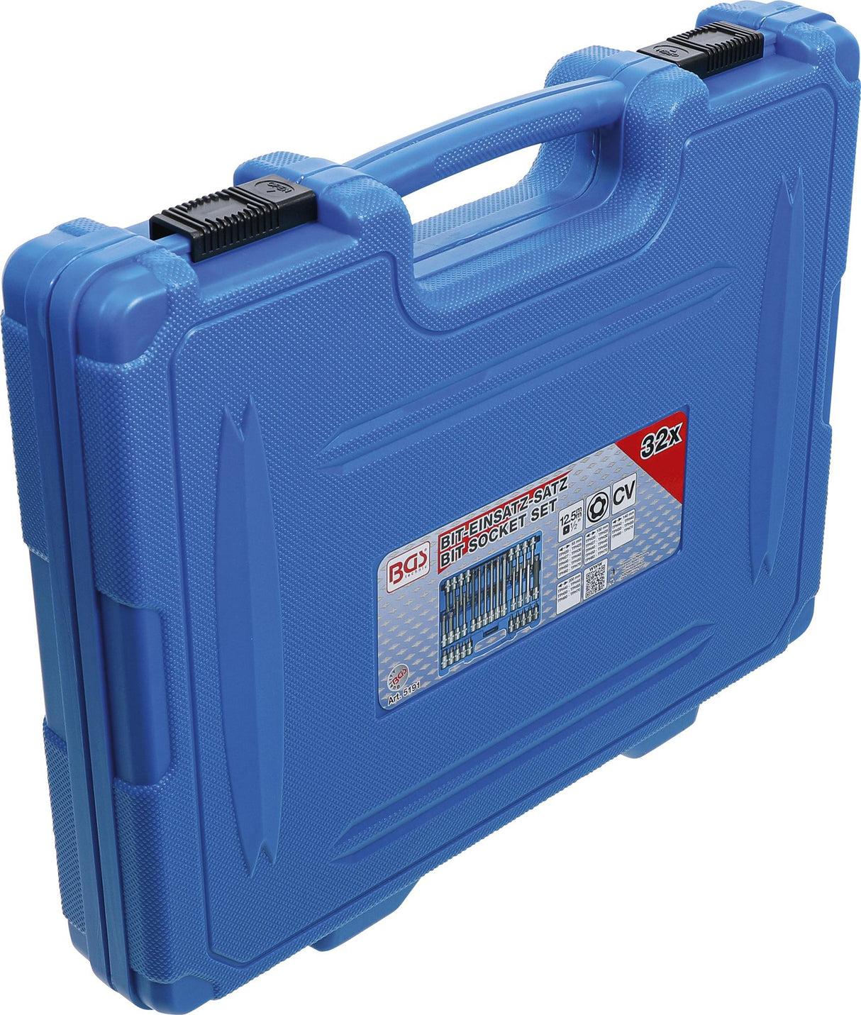 Antgalių rinkinys | 12.5 mm (1/2") | TP-Star su skyle (Torx Plus) TP20 - TP70 | 32 vnt. (5191)