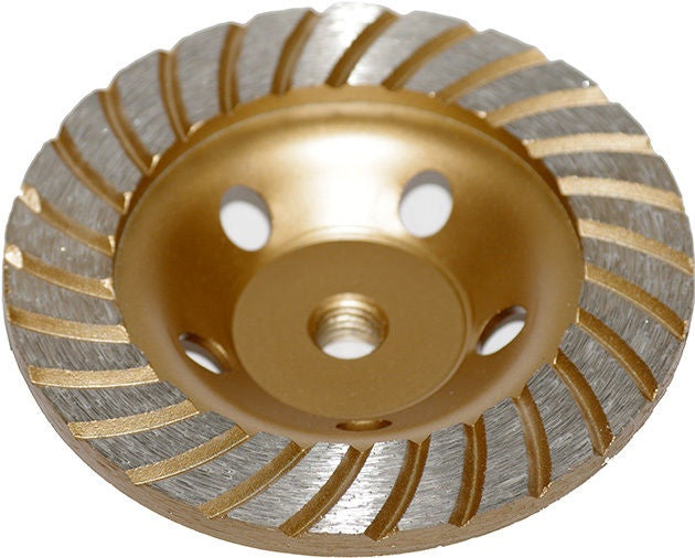 Deimantinis šlifavimo diskas | lėkštės tipo | turbo | M14x125 mm (DB0125A)