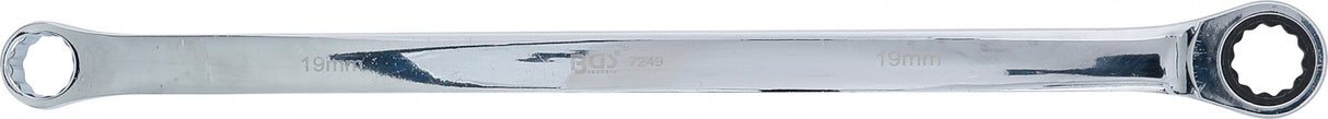 Terkšlinis žiedinis dvipusis veržliaraktis | ilgas tipas | 19 mm (7249)