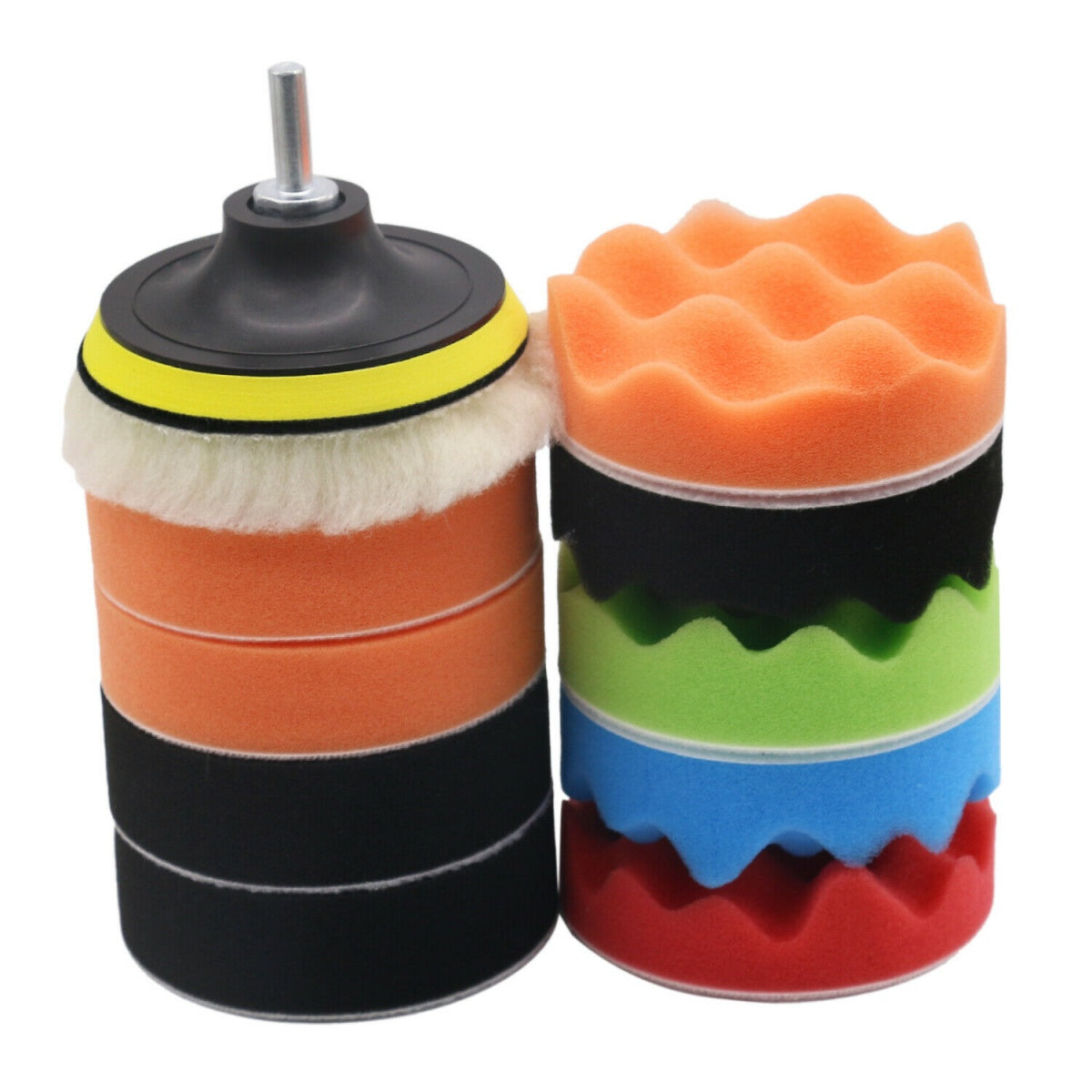 Poliravimo padų rinkinys | Ø 125 mm | 12 vnt. (BK1004)