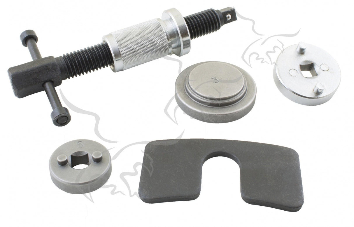 Stabdžių cilindriukų / suportų sustūmėjas | su 4 adapteriais (SK6000)