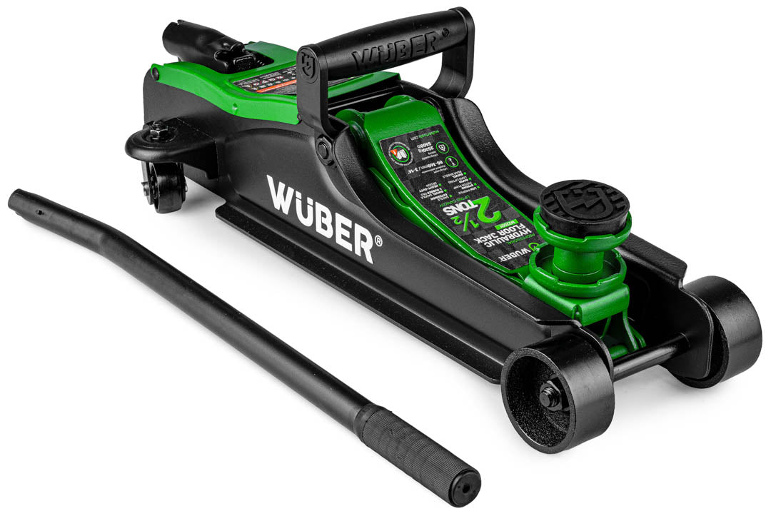 Žemo profilio hidraulinis domkratas su ratukais Wüber W22001 | 90-360 mm | 2.5 t (W22001)