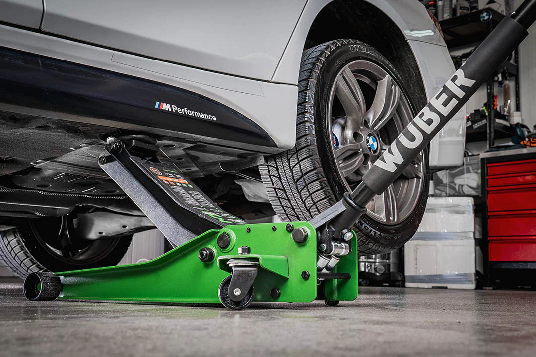 Žemo profilio hidraulinis domkratas su ratukais Wüber W22003 | dvigubas stūmoklis | 65-500 mm | 3 t (W22003)