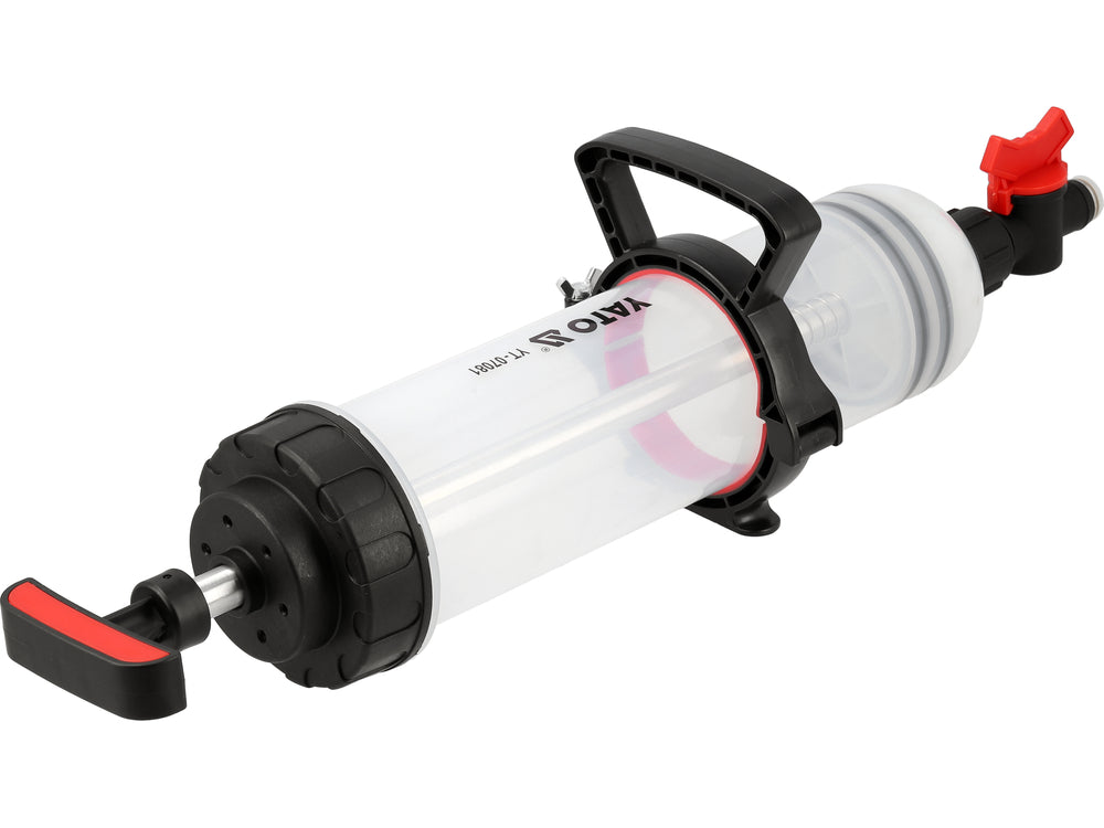 Rankinė eksploatacinių skysčių išsiurbimo pompa | 1,5 l | su 1,3 m žarna (YT-07081)