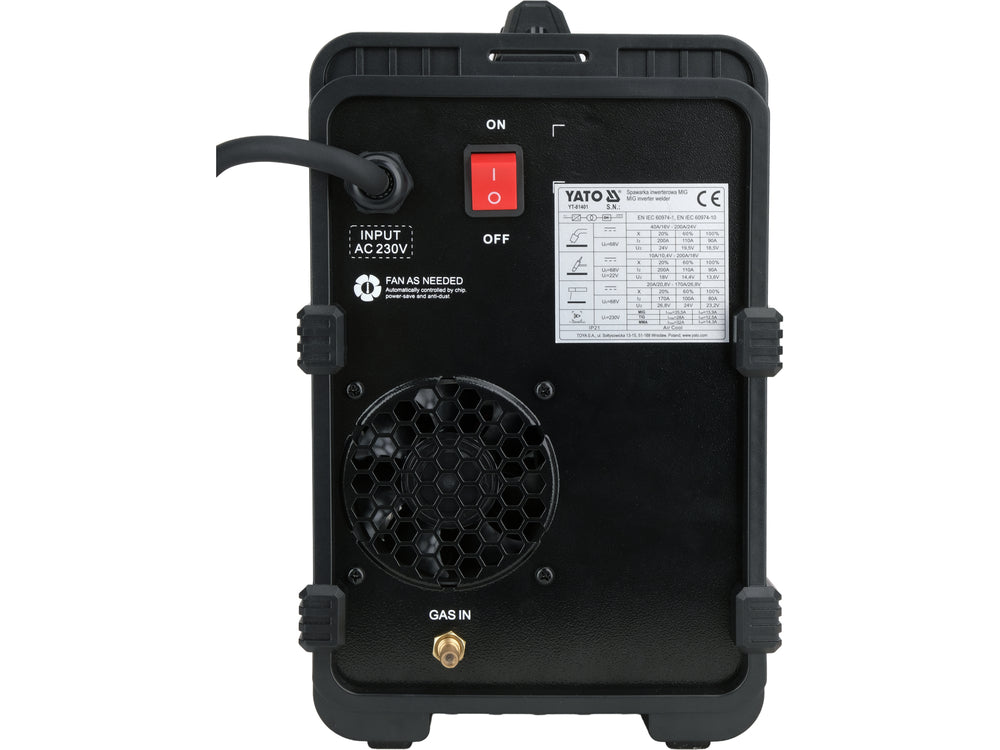 MagMate 205SP inverterinis MIG-MAG / FLUX / MMA / TIG Lift suvirinimo aparatas su RICHIP mikroprocesoriumi | 200 A (YT-81401)