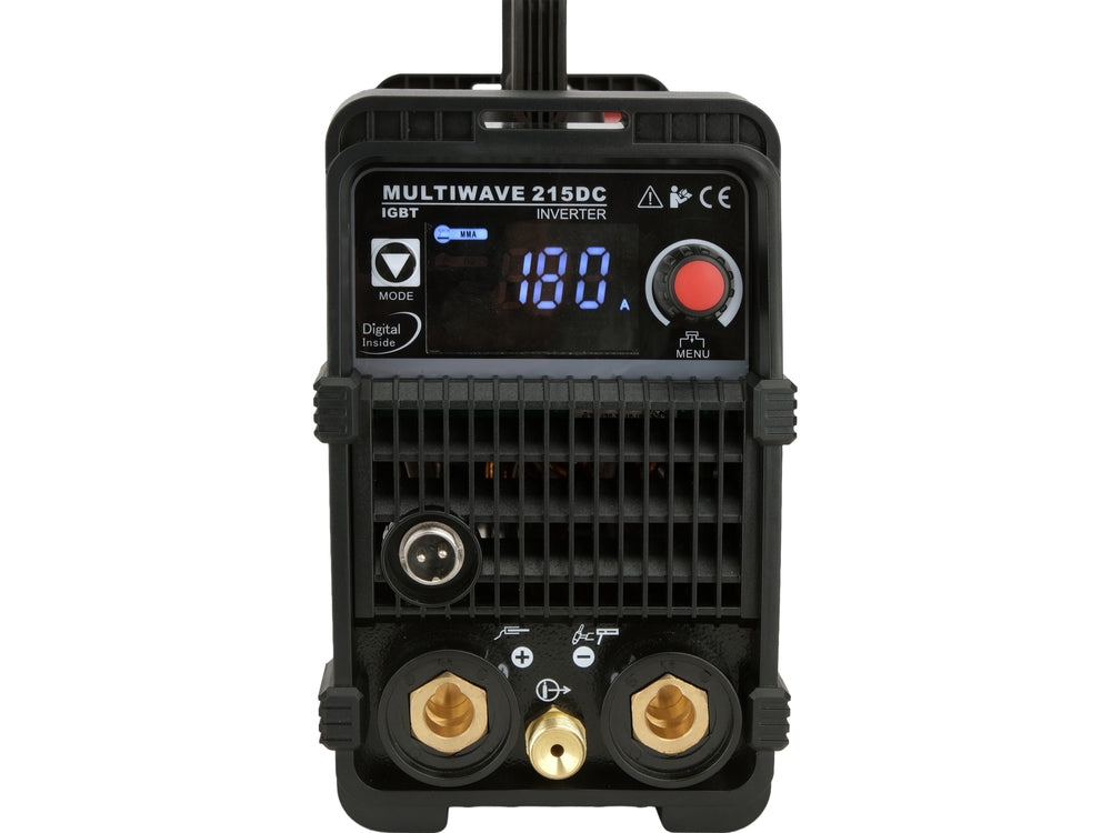 MultiWave 215DC inverterinis TIG HF / MMA suvirinimo aparatas su RICHIP mikroprocesoriumi | 210 A (YT-81420)
