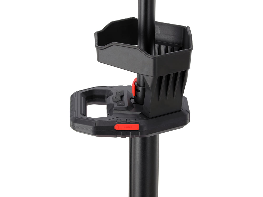 Hibridinis LED prožektorius su teleskopiniu stovu | 18 V / 230 V | 100 W | 10 000 lm (YT-818394)