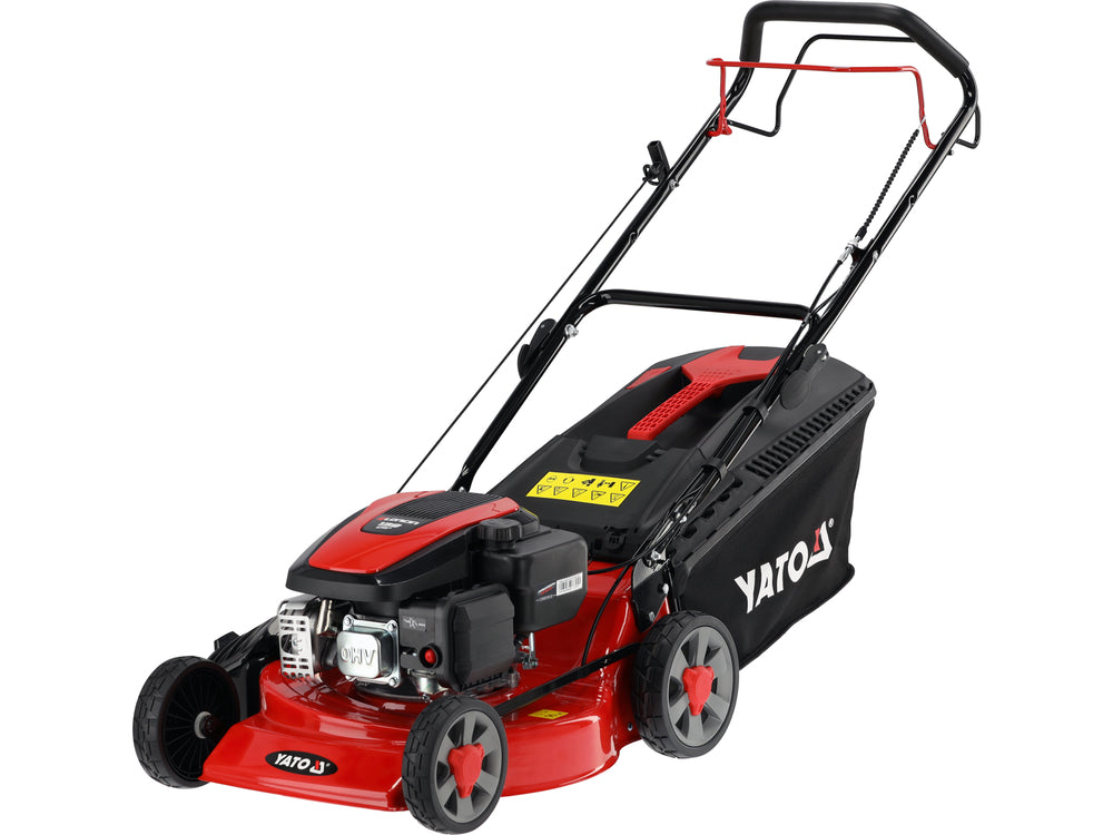 Savaeigė benzininė vejapjovė su 60 l krepšiu | 2,4 kW | 46 cm (YT-85503)