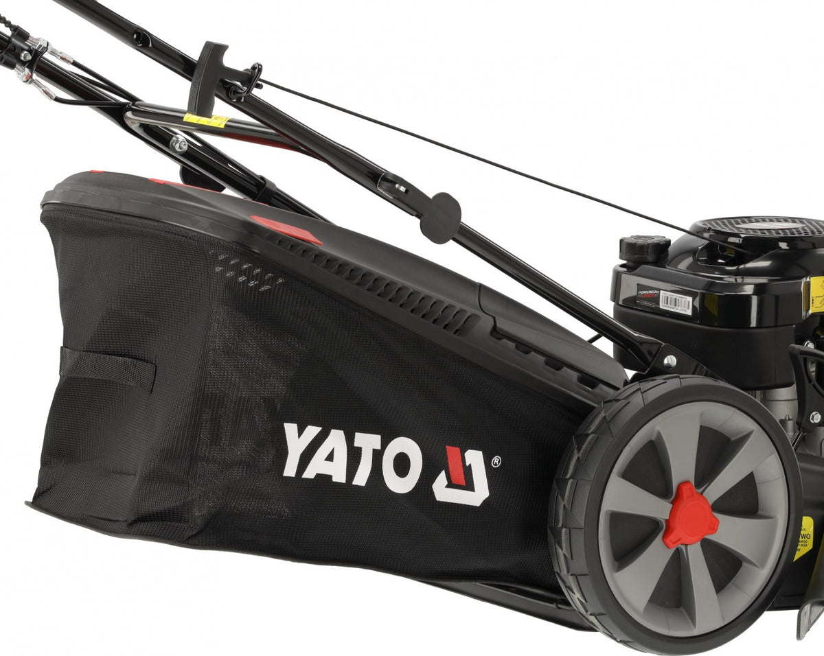 Benzininė vejapjovė su „Loncin“ 3.5 kW varikliu | 51.8 cm | 55 l (YT-85505)