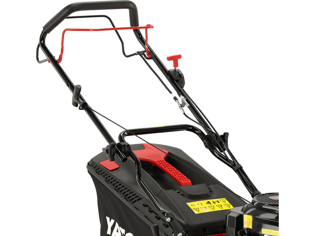 Benzininė savaeigė vejapjovė su ratų pavara | 48 cm | 3,5 kW 196 cm³ Loncin variklis | 3-in-1 (YT-85507)
