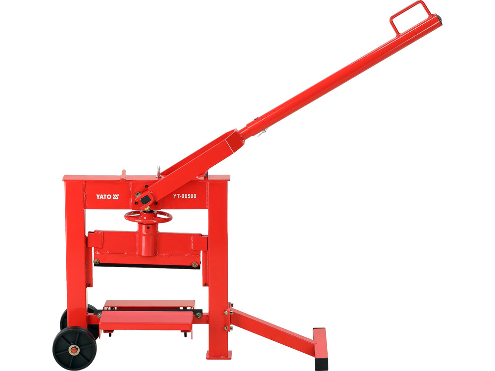 Rankinis trinkelių ir bortelių skaldiklis 320 mm su svirtiniu mechanizmu | 34 kg | pjovimo aukštis 140 mm (YT-90500)