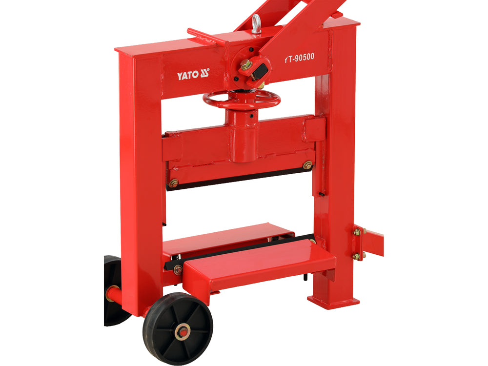Rankinis trinkelių ir bortelių skaldiklis 320 mm su svirtiniu mechanizmu | 34 kg | pjovimo aukštis 140 mm (YT-90500)