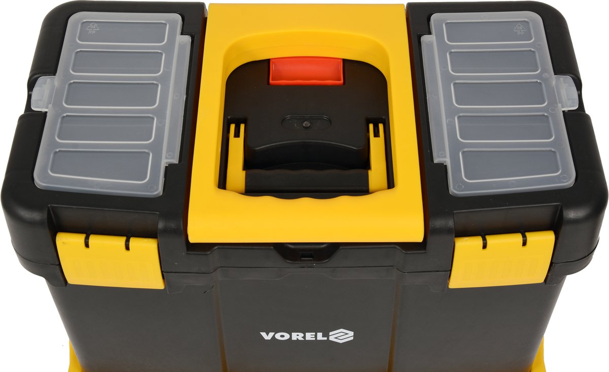 Dėžė įrankiams su ratukais | 2-jų dalių (78731)