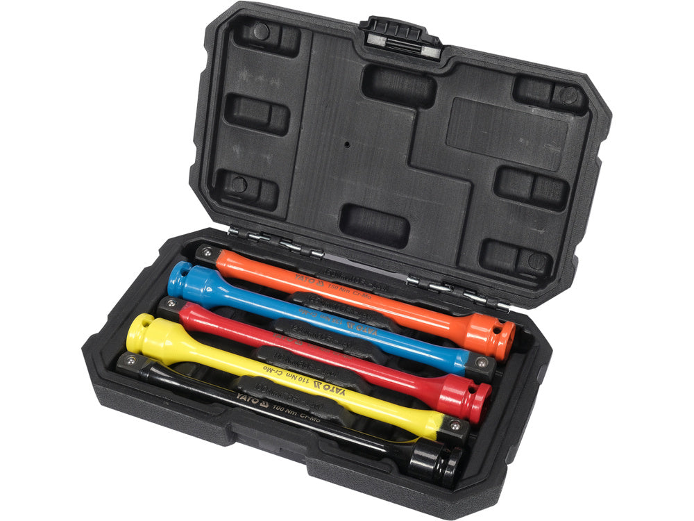 Riboto sukimo momento ilgintuvų rinkinys | 5 vnt. (YT-10567)