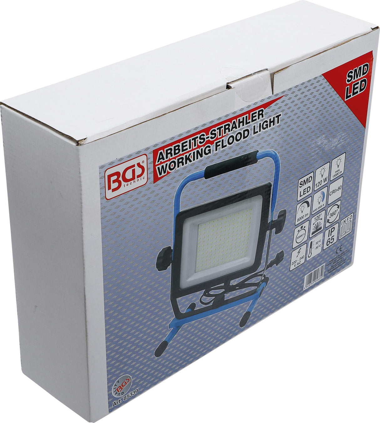 Nešiojamas prožektorius | SMD LED 120 W | max.: 15000 lumen (85339)