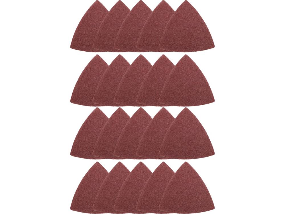 Švitrinio trikampio popieriaus rinkinys multi-įrankiui | P80 10 vnt / P120 5 vnt / P240 5 vnt (YT-34693)