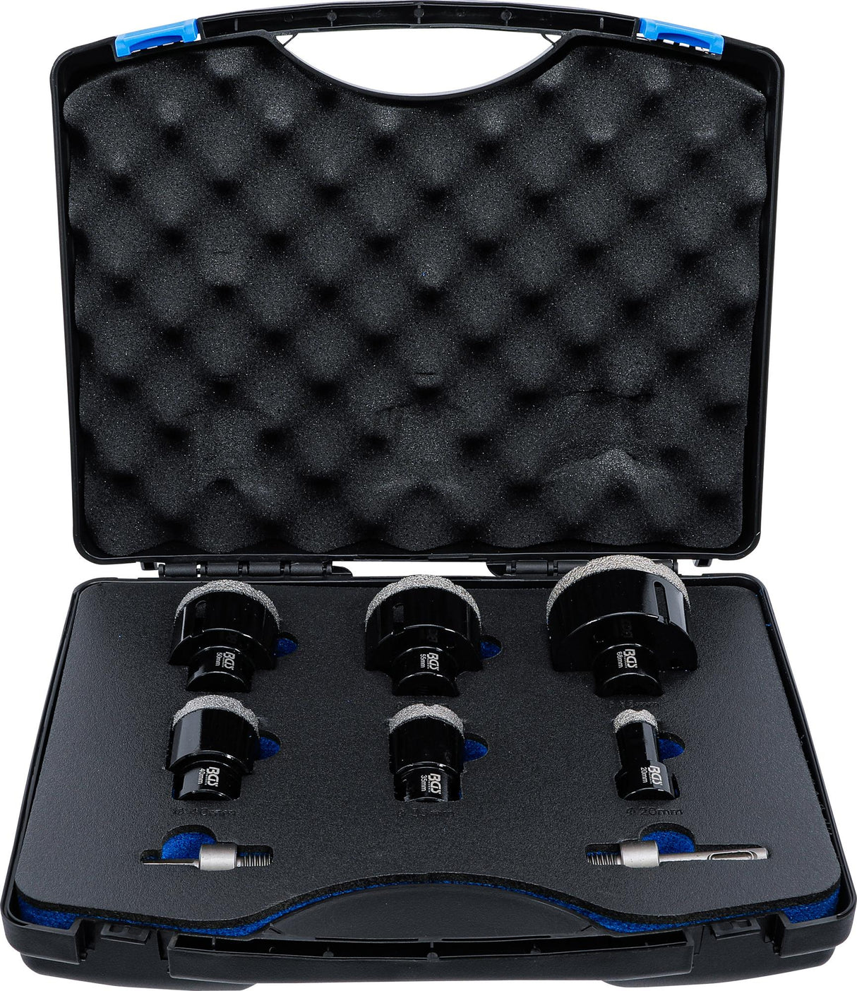 Deimantinių karūnų grąžtų rinkinys | 20 - 68 mm | 8 vnt. (74275)