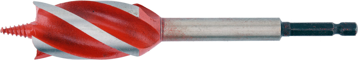 Spiralinis grąžtas medžiui | su hex (1/4") galu | 28 mm (YT-44688)