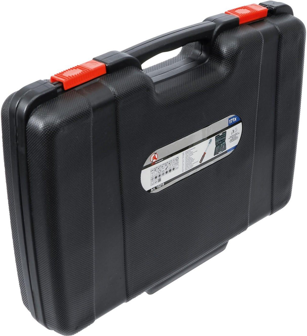 Įrankių rinkinys | 6.3 mm (1/4") / 10 mm (3/8") / 12,5 mm (1/2") | 172 vnt. (15219)