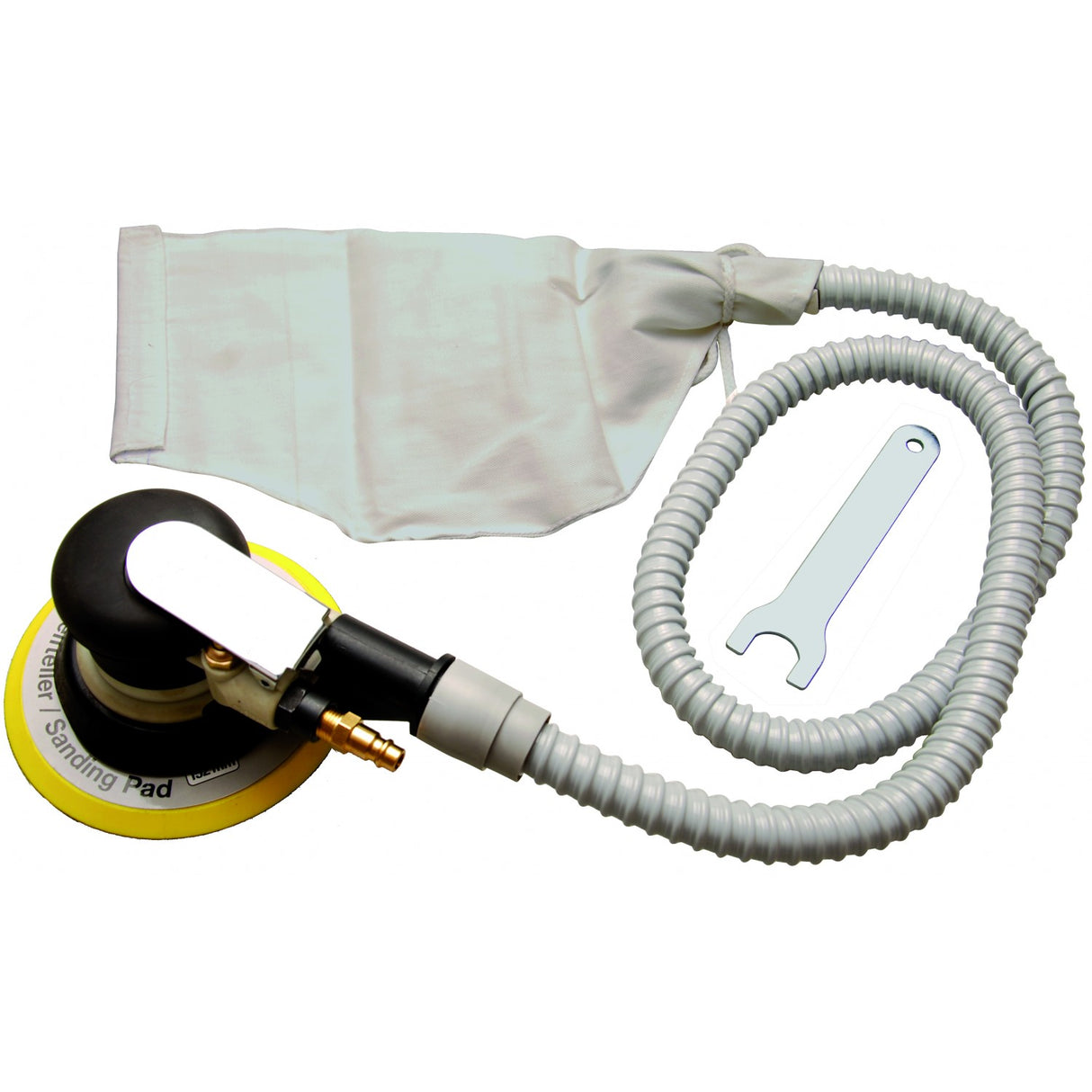 Pneumatinis poliruoklis / šlifuoklis su nusiurbimu | 150 mm (8688)