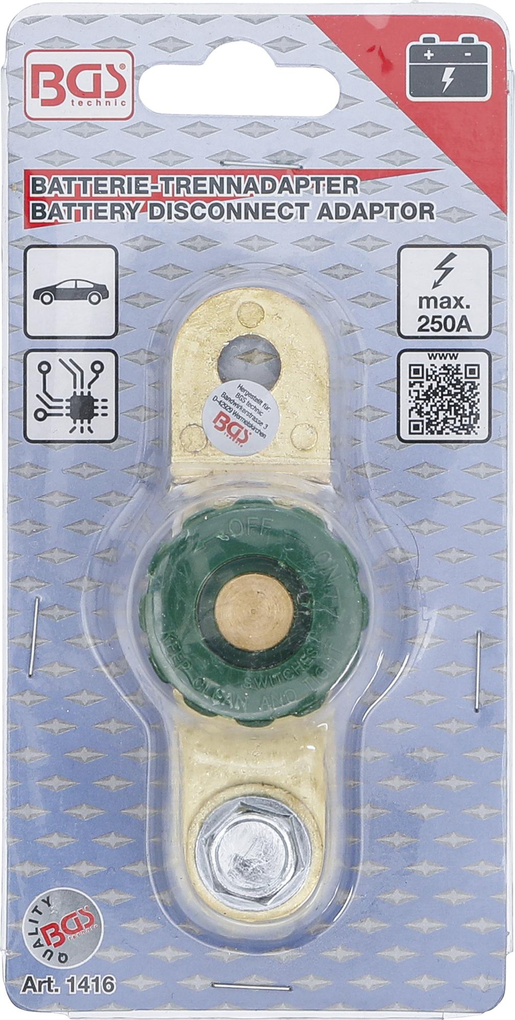 Masės išjungėjas / srovės adapteris | plokščias (1416)