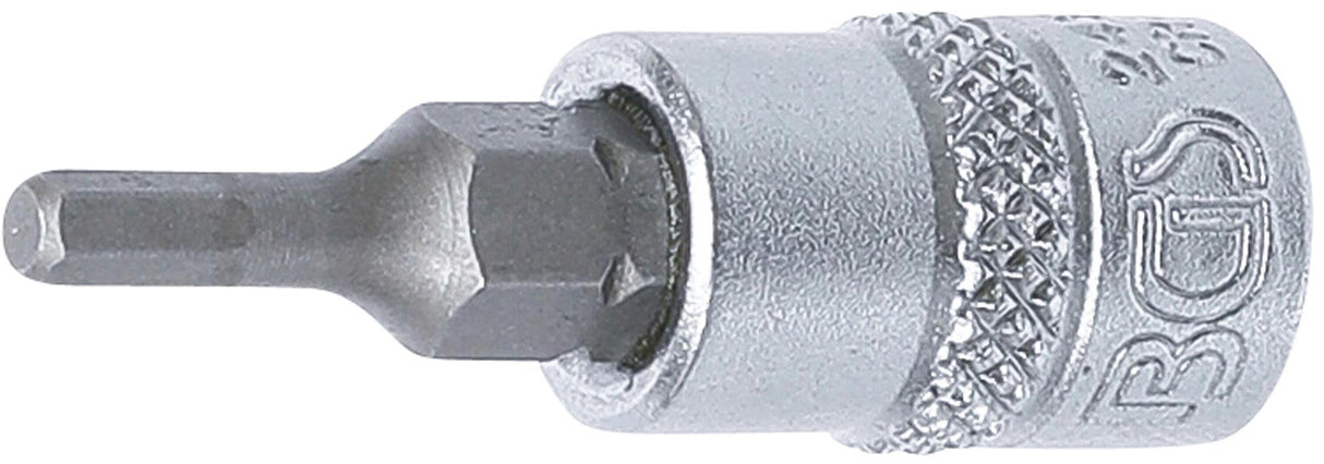 Antgalis įpresuotas į galvutę | 6,3 mm (1/4") | hex šešiakampis 3.5 mm (5155)