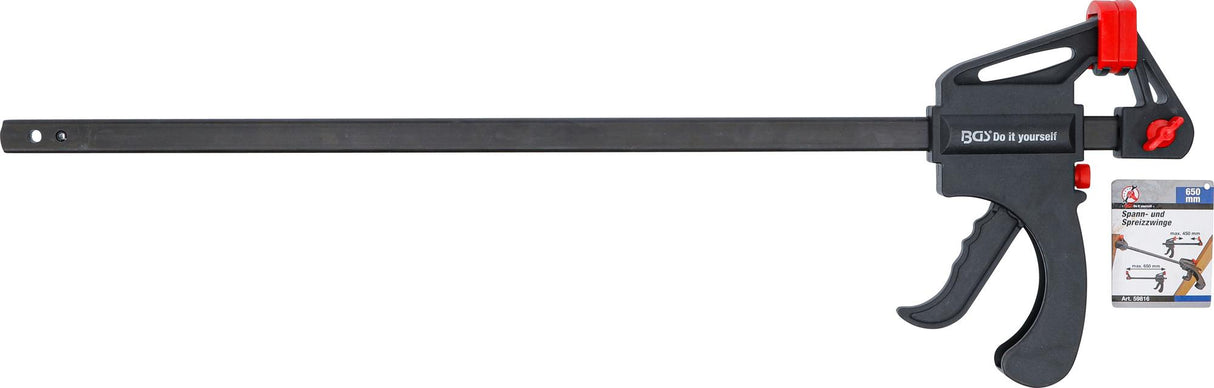 Greito veikimo užspaudimo spaustuvas | 650 mm (59816)