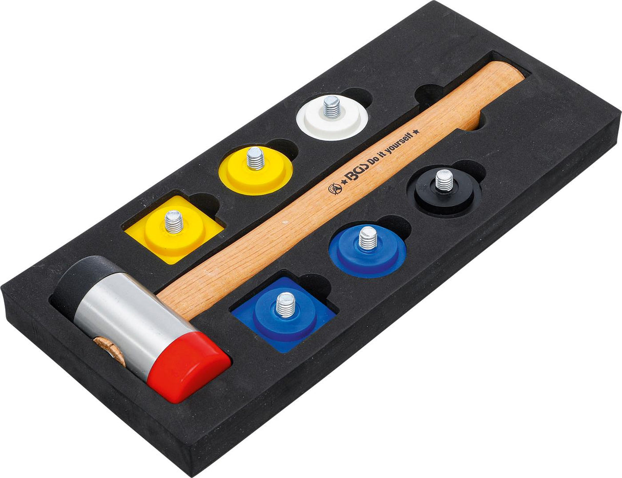 Plaktuko rinkinys su keičiamomis galvutėmis | Ø 43 mm | 9 vnt. (52101)