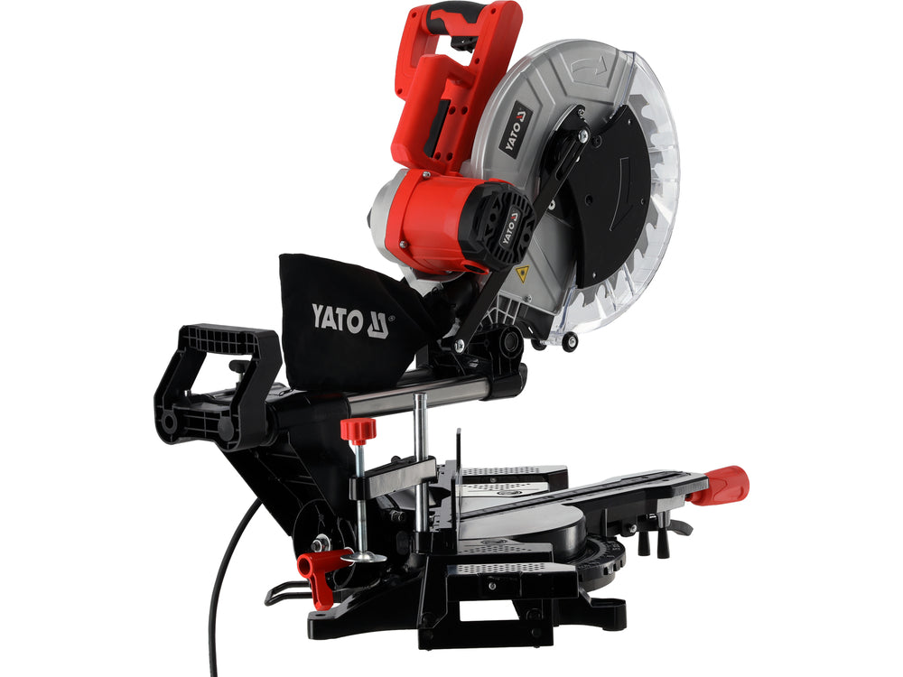 Mitre saw with laser | 2000 W | Ø305 mm | double-bevel head | sliding head (YT-82176)