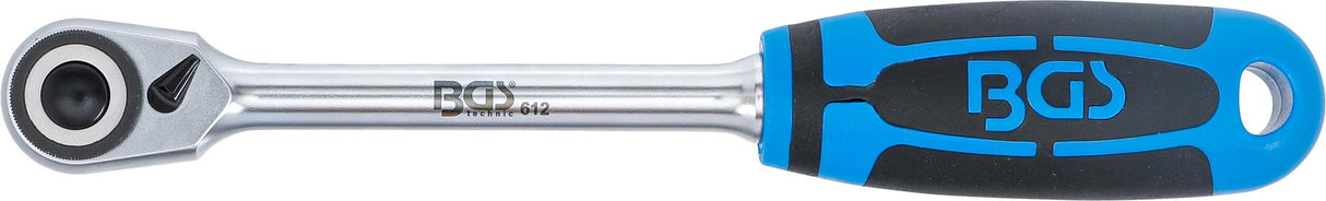 Rankena galvutėms terkšlinė | smulkūs dantukai / siaura galvutė | 12.5 mm (1/2") (612)