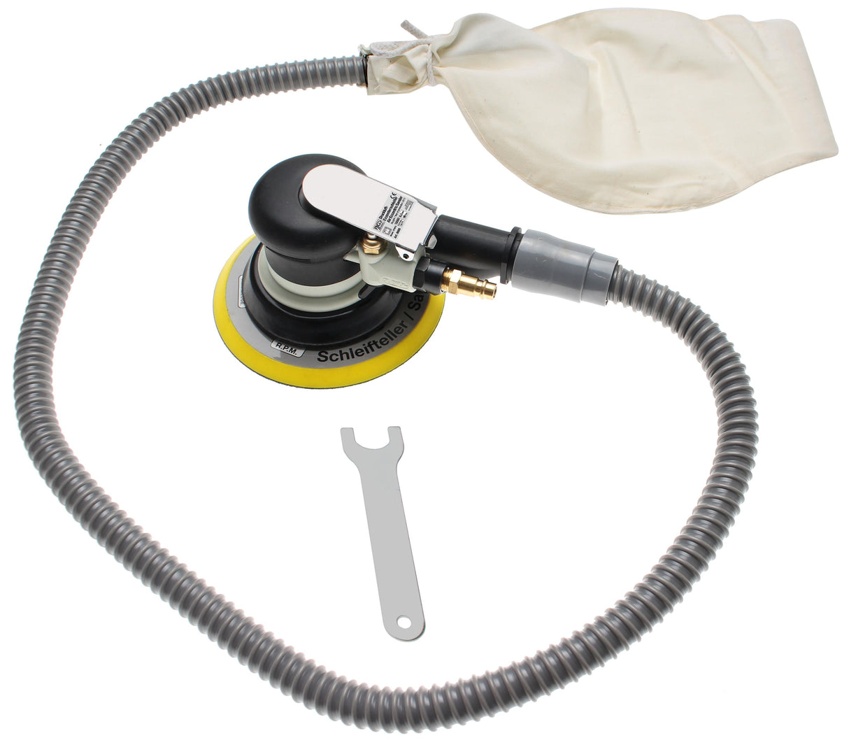 Pneumatinis poliruoklis / šlifuoklis su nusiurbimu | 150 mm (8688)