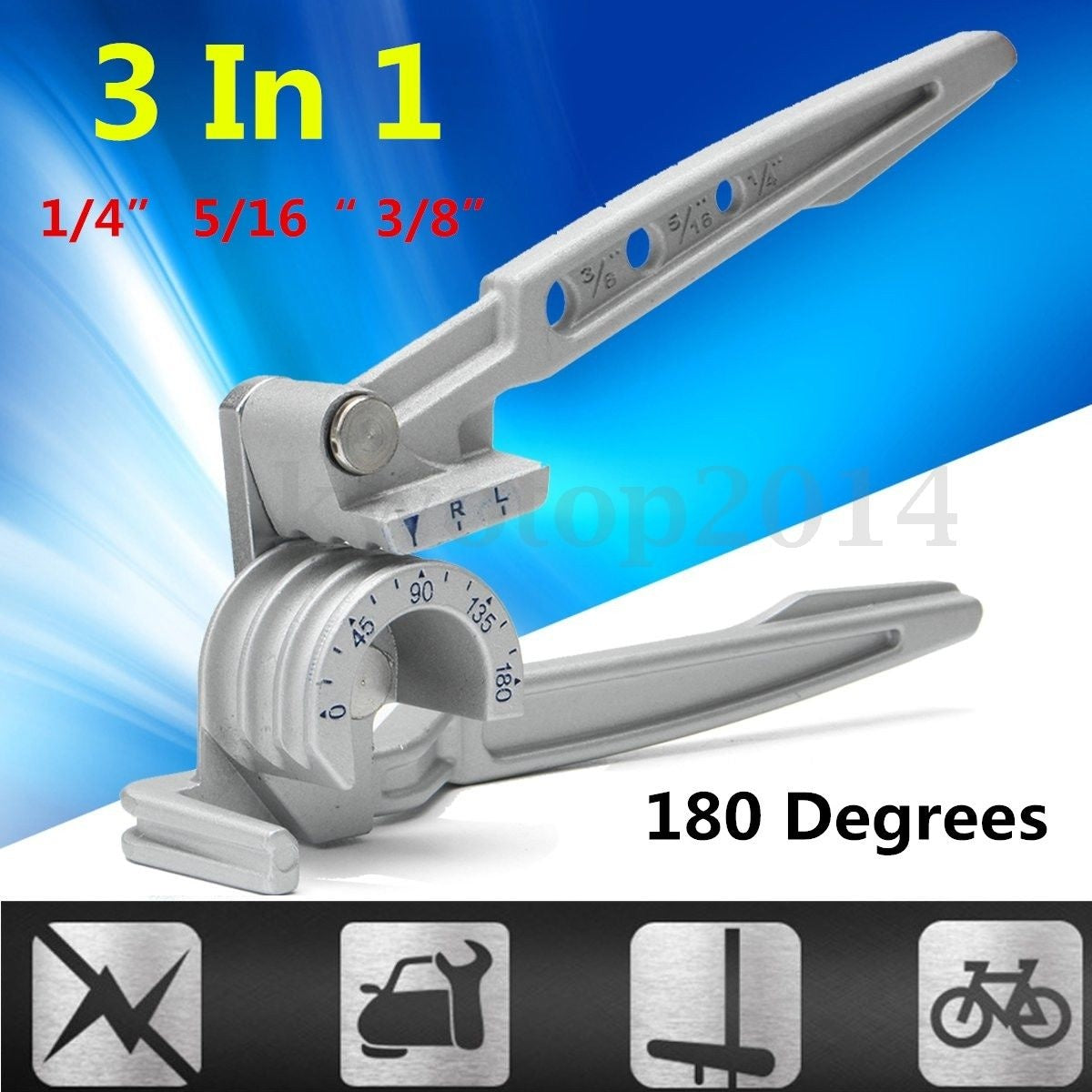 Vamzdelių lankstymo įrankis | 6 / 8 / 10 mm (PB03)